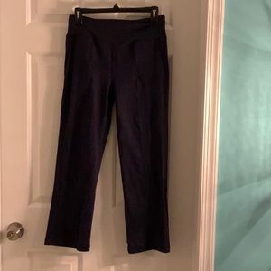 Athleta navy blue crop pants